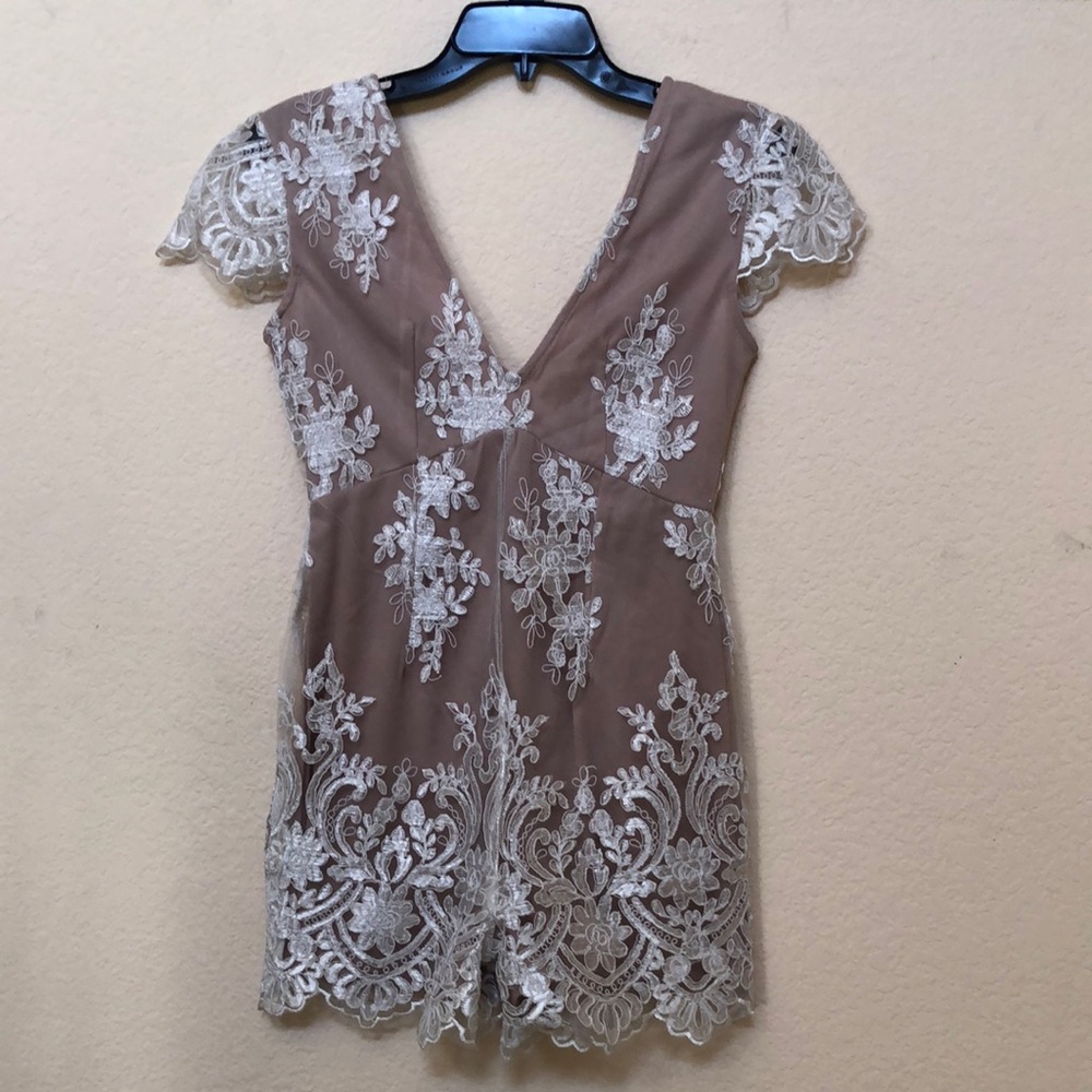 Luxe Elegant Lace V-Neck romper